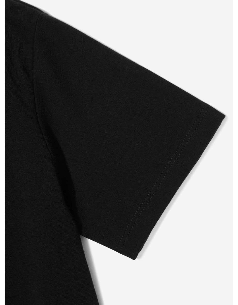 Balmain Kids Logo T-Shirt in Black - 3