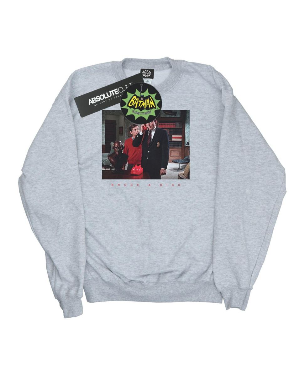 DC Comics Girls Batman TV Series Bruce & Dick Photo Sweatshirt - 1