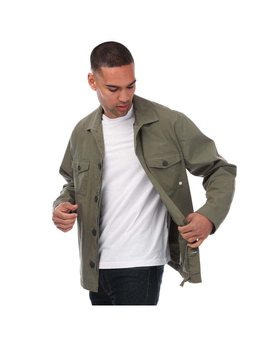 Men's Farah Robby 4 Pocket Jacket in Green - 3