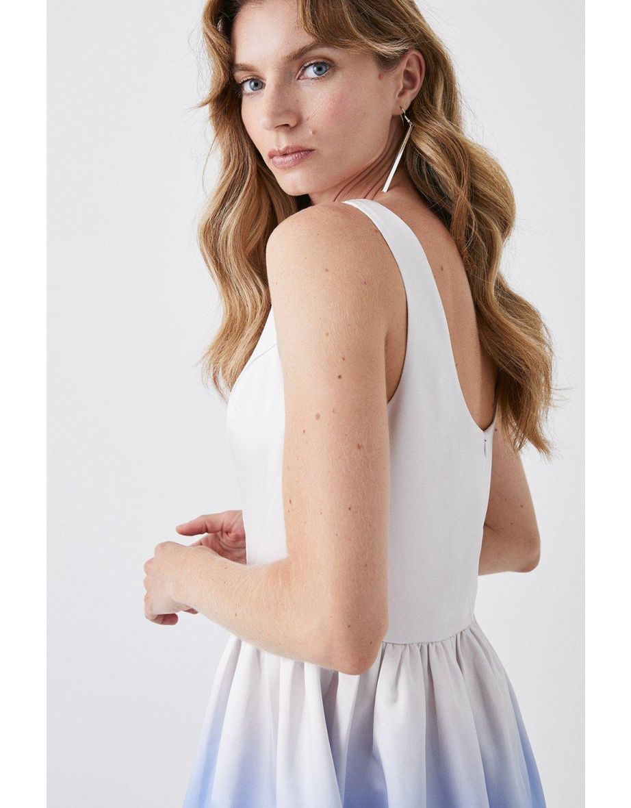 Ombre Twill Midi Dress - 3