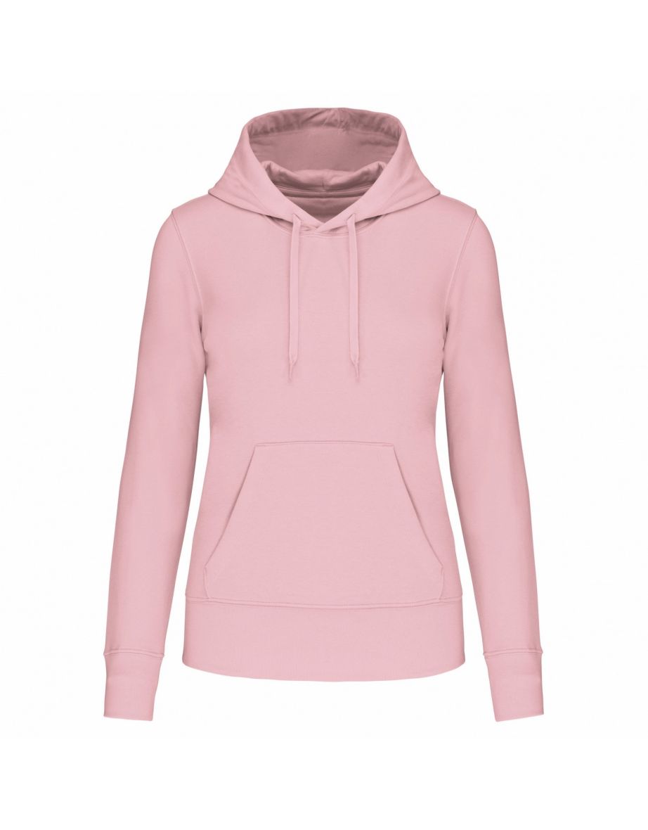 Kariban Womens/Ladies Hoodie - Pale Pink