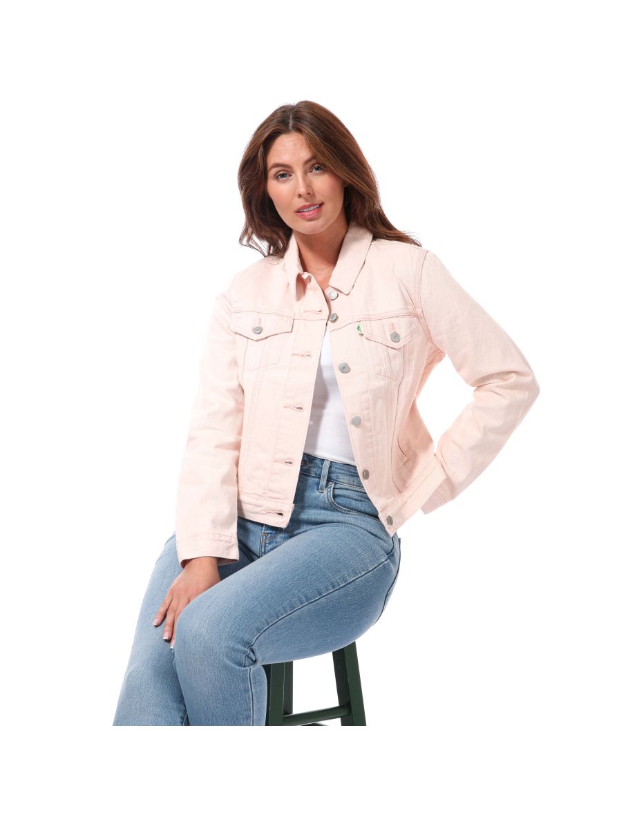 Women's Levis Original Trucker Jacket in Pink - 3