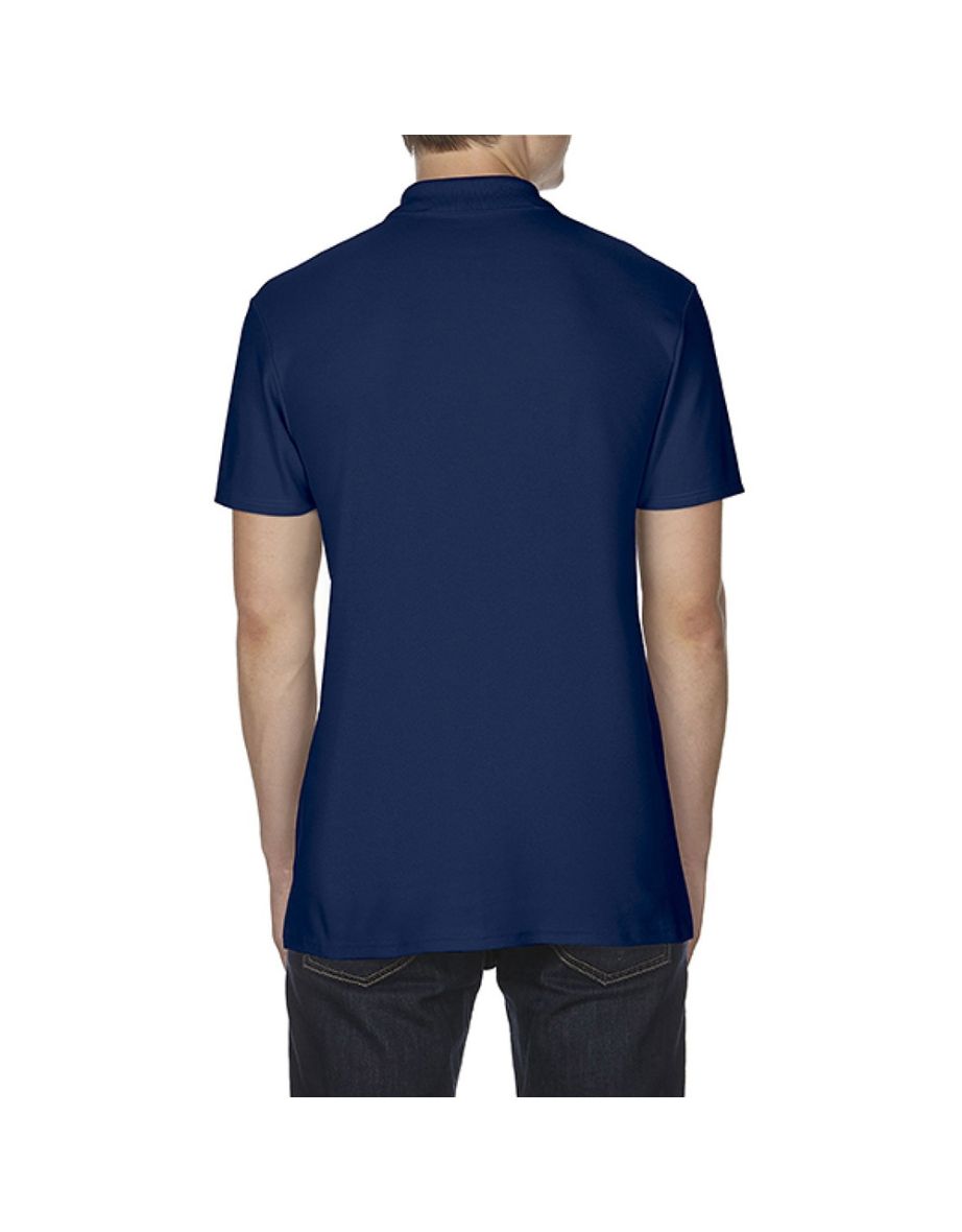 Gildan Softstyle Mens Short Sleeve Double Pique Polo Shirt - Navy - 2