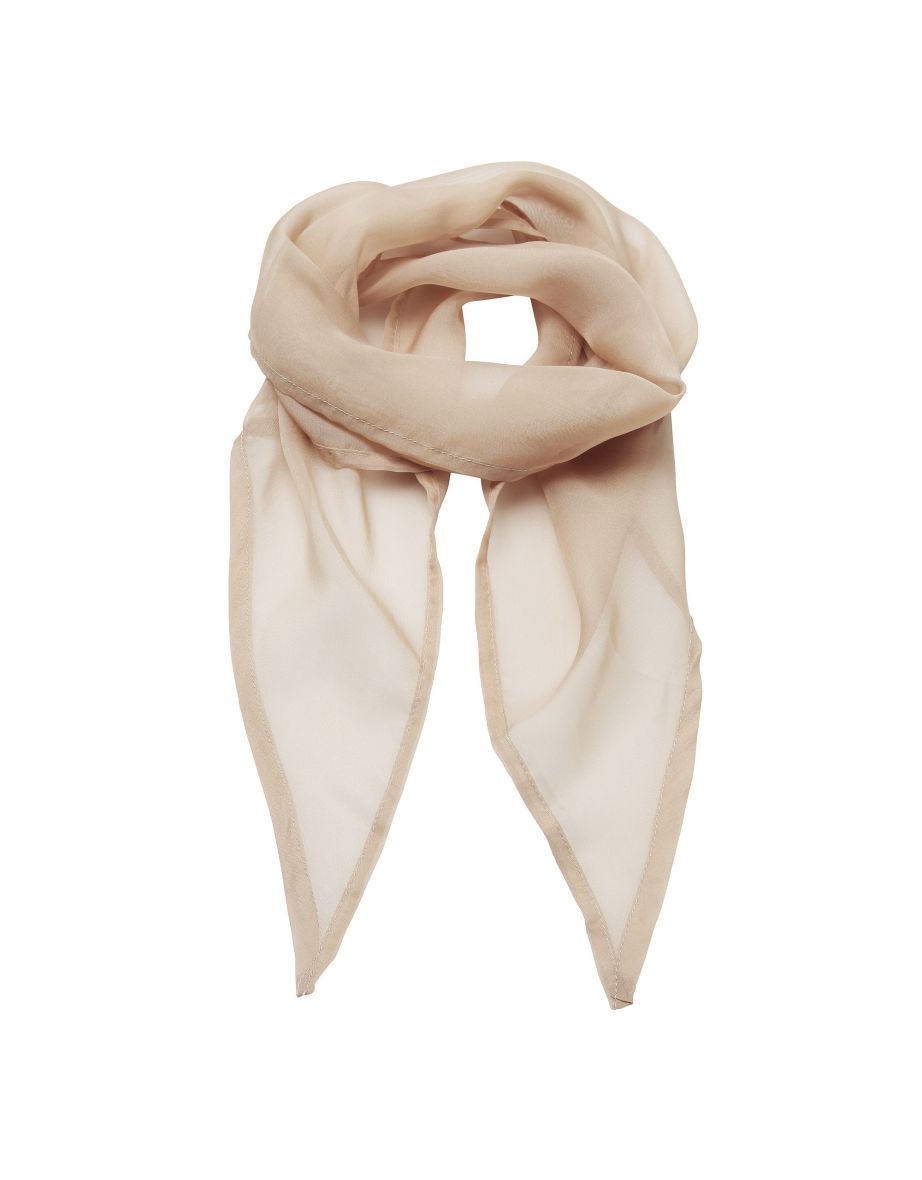 Premier Ladies/Womens Work Chiffon Formal Scarf - Natural