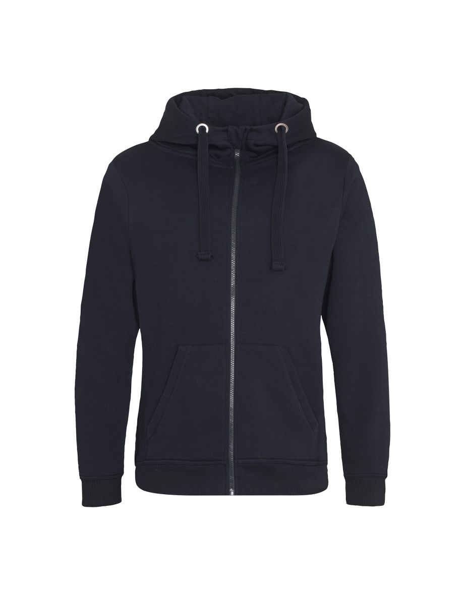 AWDis Just Hoods Mens Graduate Heavyweight Full Zip Hoodie - New French Navy - 1