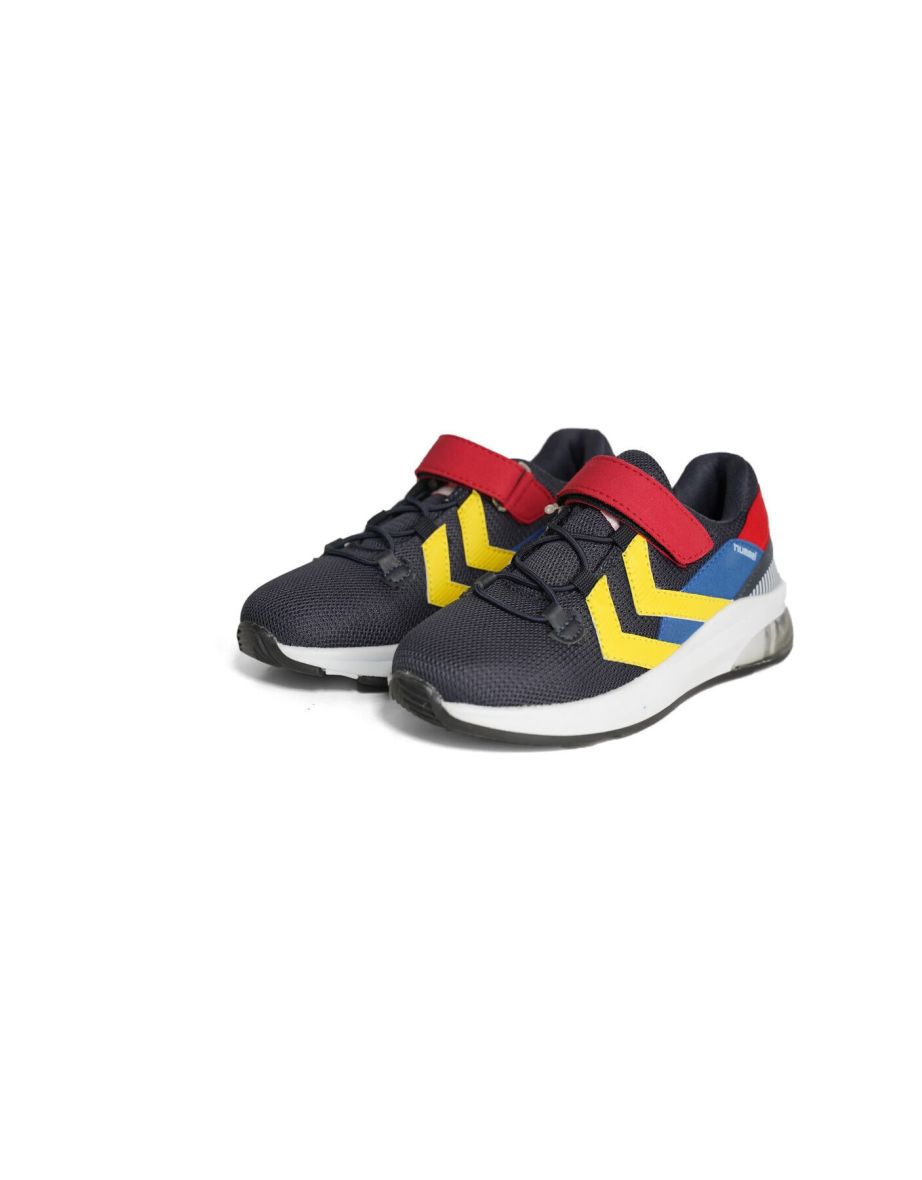 WANGA JR Kids Light Up Black Sneakers