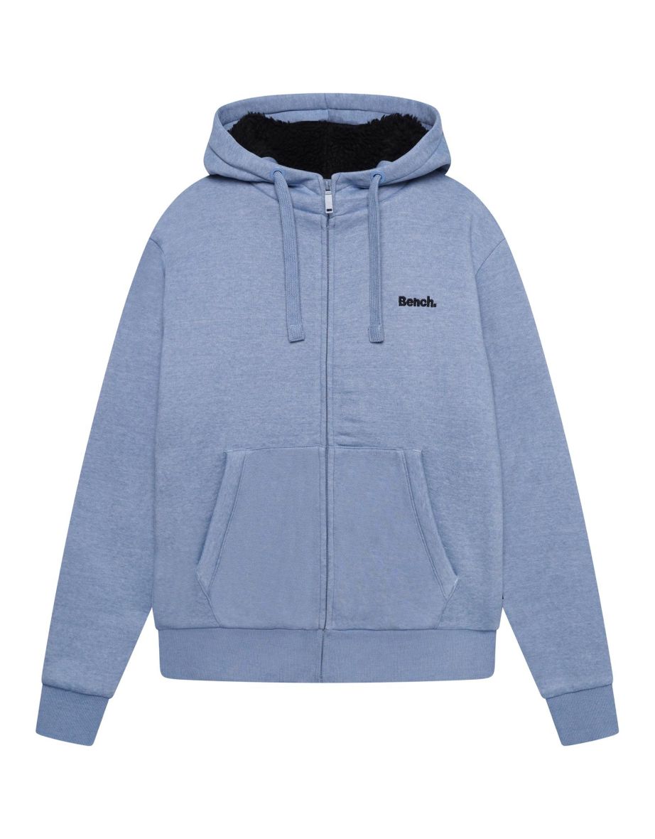 Bench Mens Baraz Full Zip Hoodie Hooded Sweatshirt Hoody Pocket Top Sweater