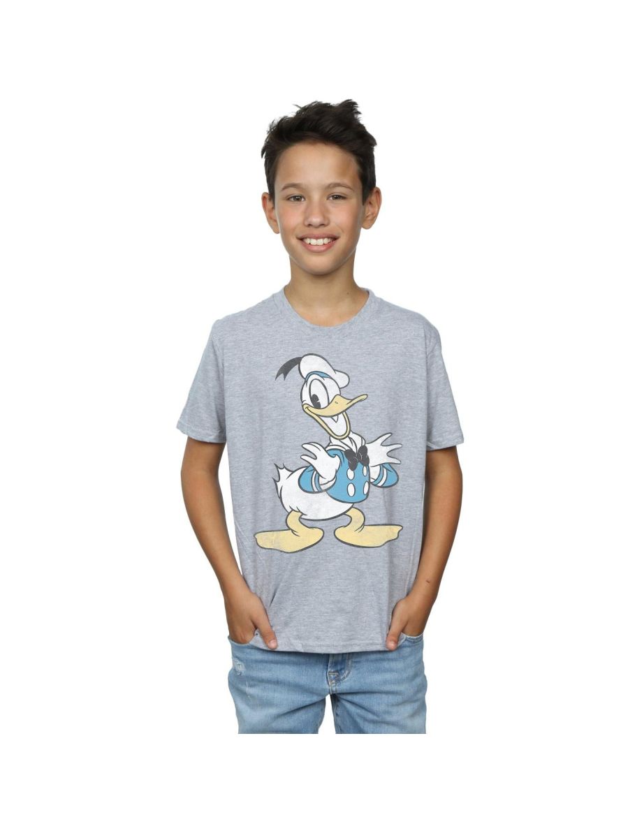 Disney Boys Donald Duck Posing T-Shirt - Sports Grey