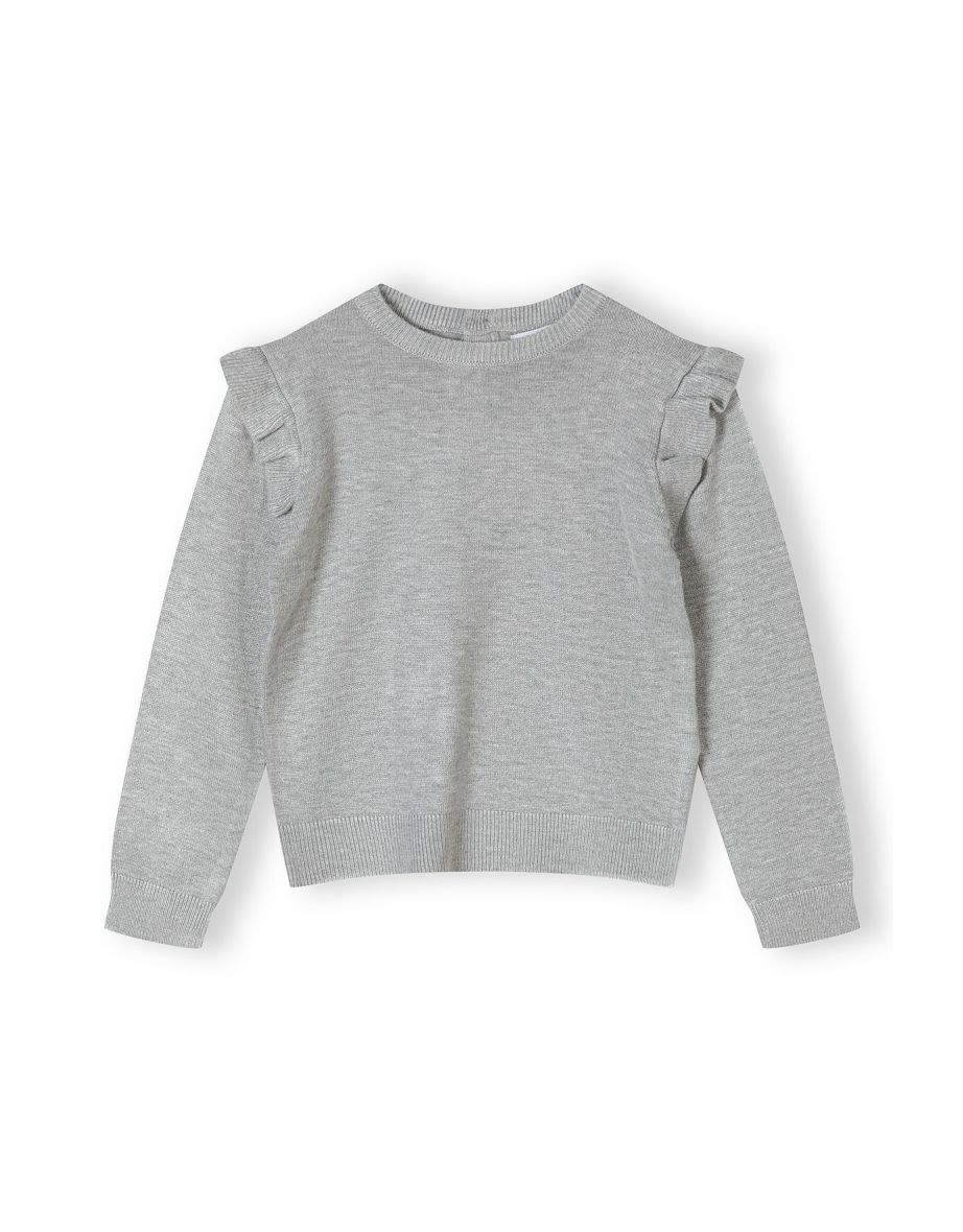 Girls Frill Sleeve Jumper