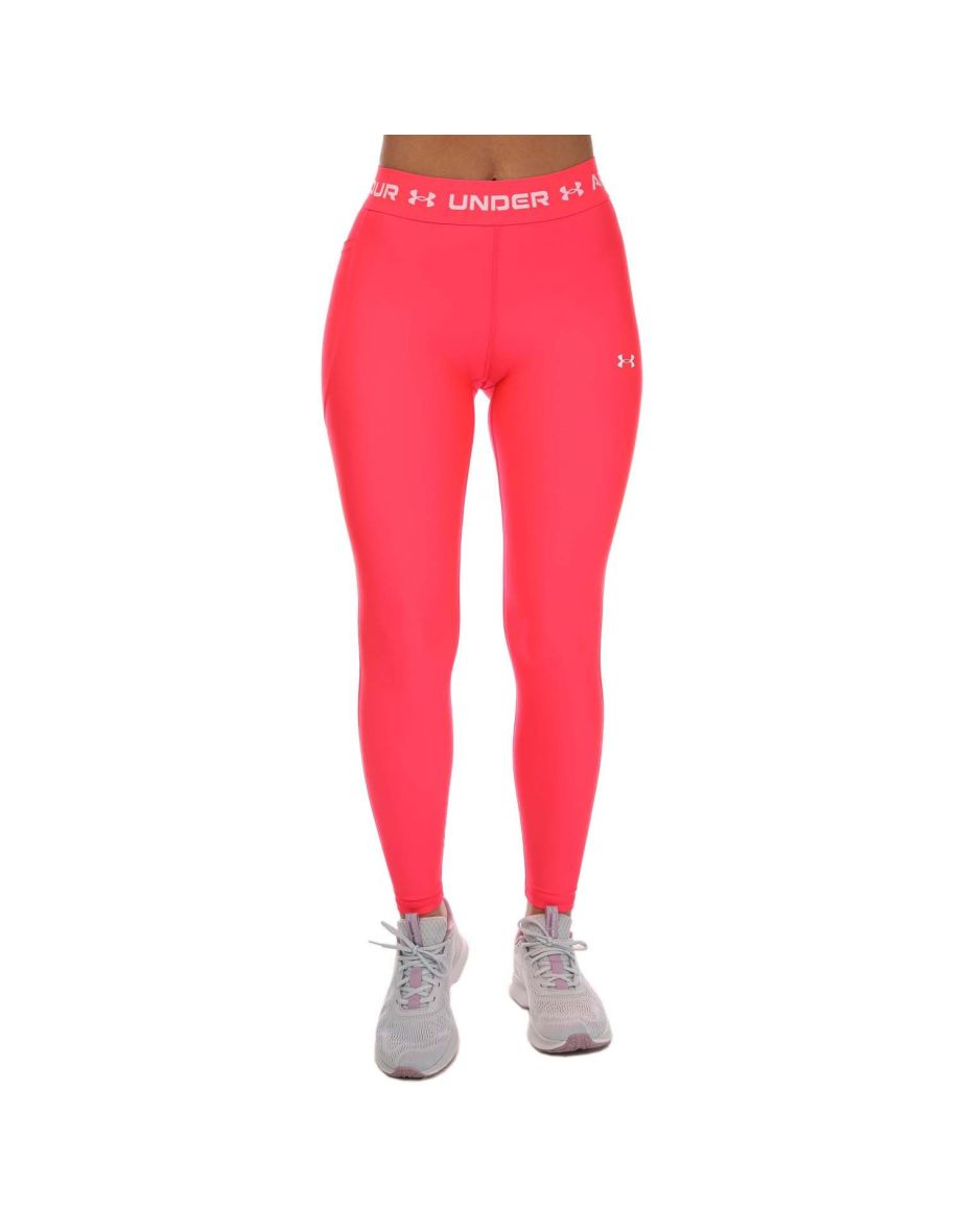 Buy Under Armour Women's HeatGear® No-Slip Training Leggings Pink in KSA  -SSS