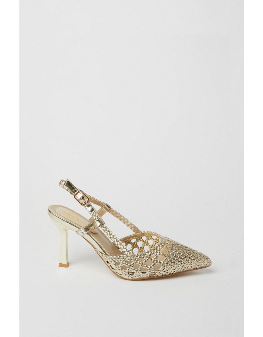 Dorothy perkins gold kitten on sale heels