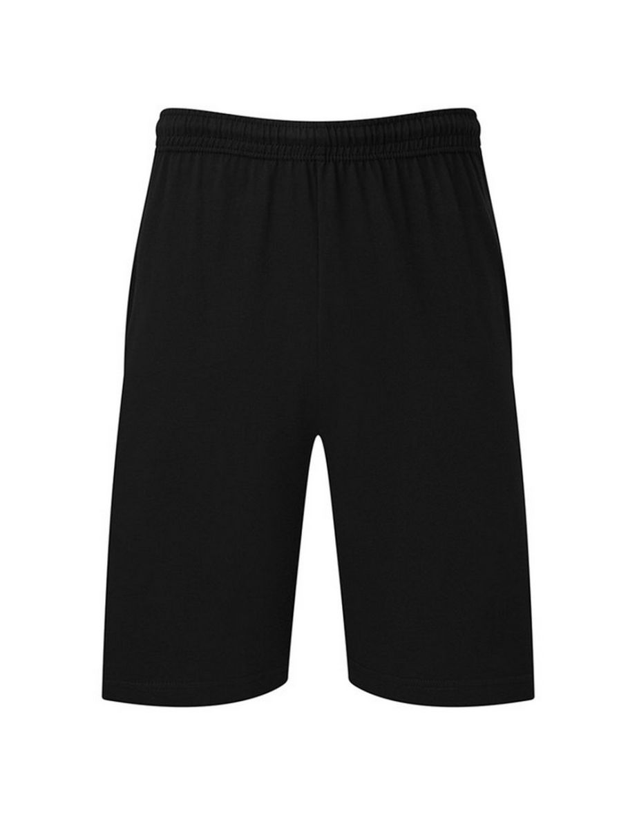 Fruit of the loom deals men's jersey short black