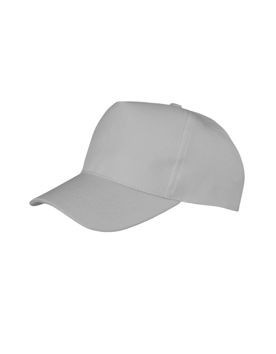 Result Unisex Core Boston 5 Panel Printers Baseball Cap - Dove Grey