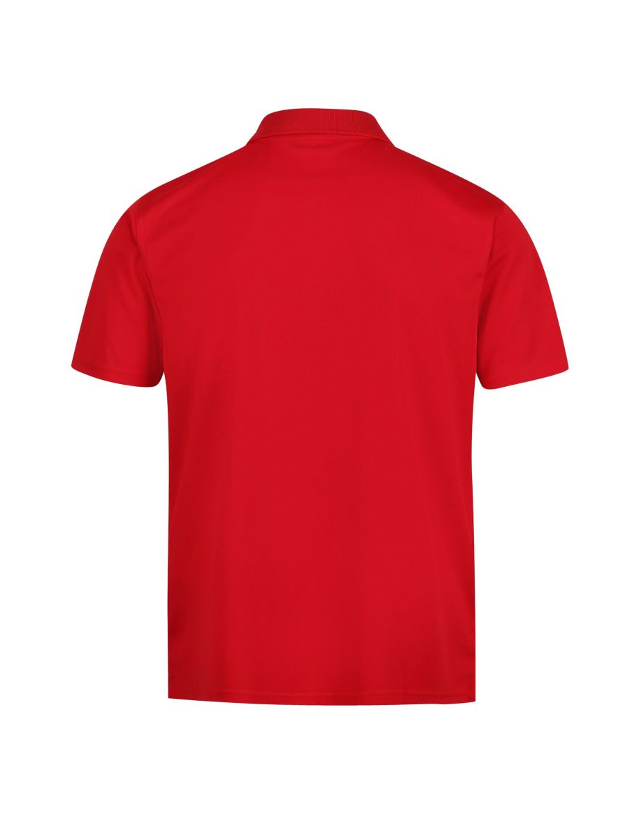 Regatta Mens Pro Moisture Wicking Polo Shirt - Classic Red - 3