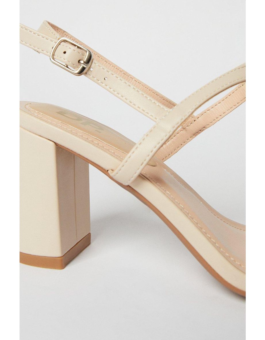 Saz Barely There High Block Heeled Sandals - 3