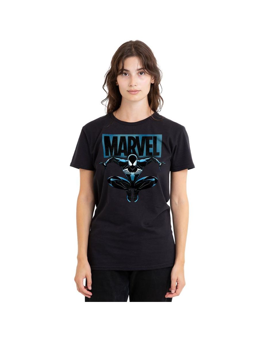Spider-Man 2 Unisex Adult Gamerverse Spider Symbiote T-Shirt - Black