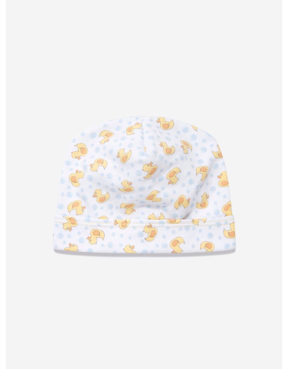 Baby Rubber Ducky Printed Hat in White