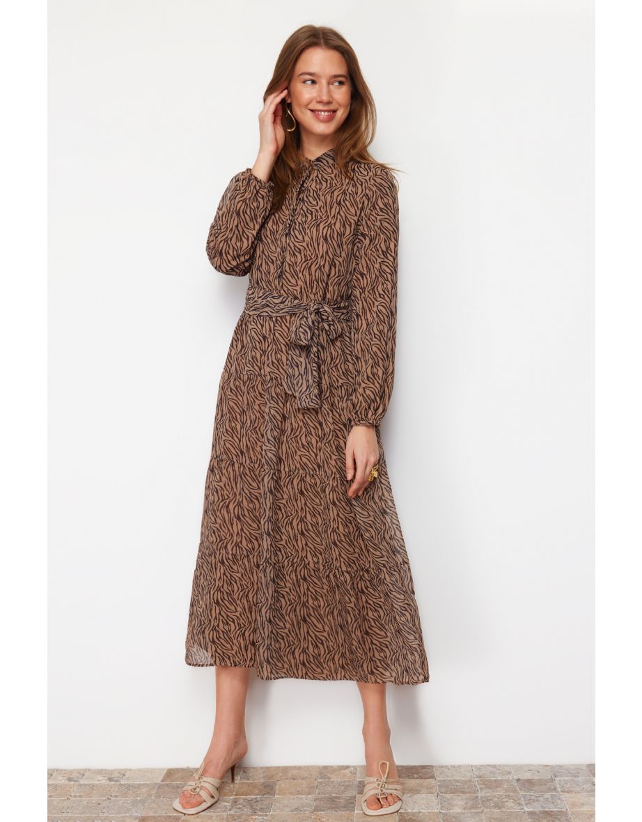 Dress - Brown - Basic