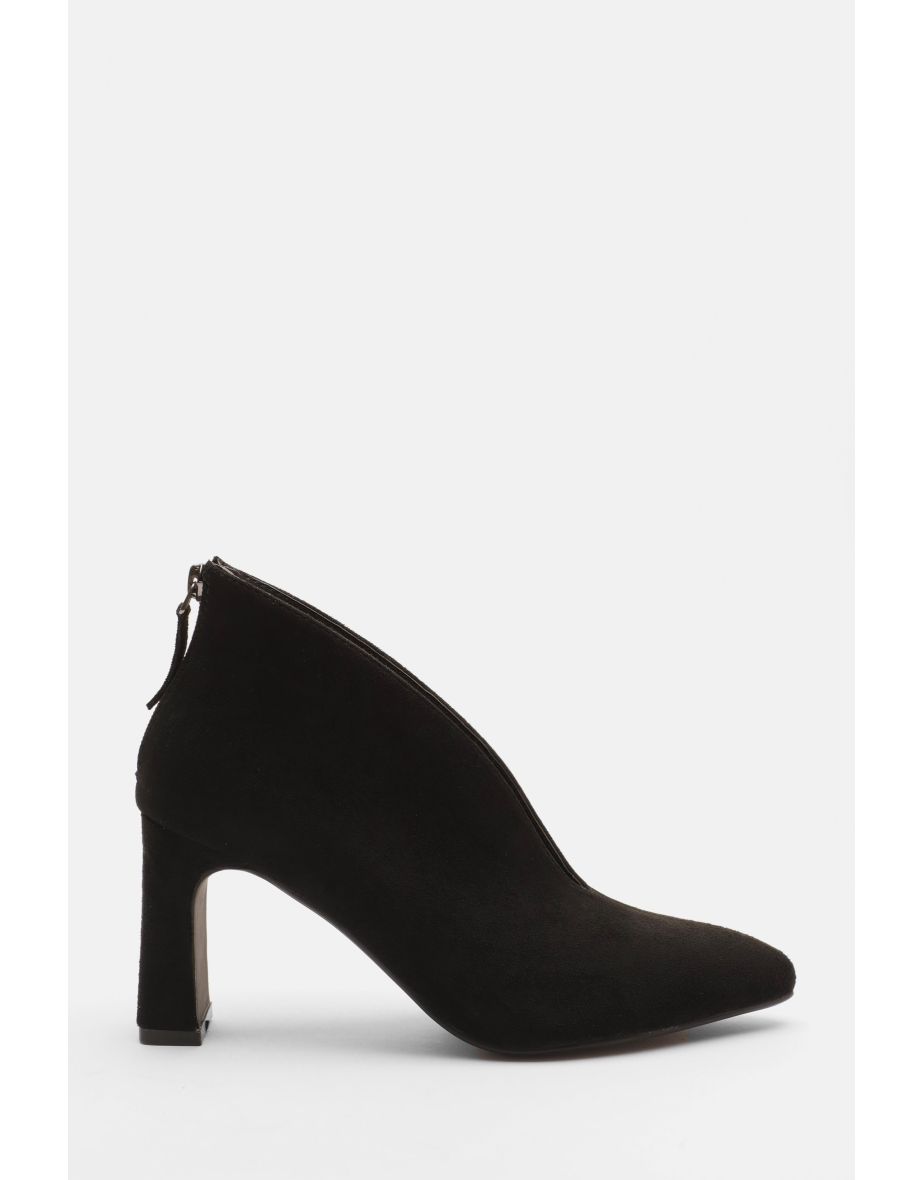 Quiz block heel deals ankle boots