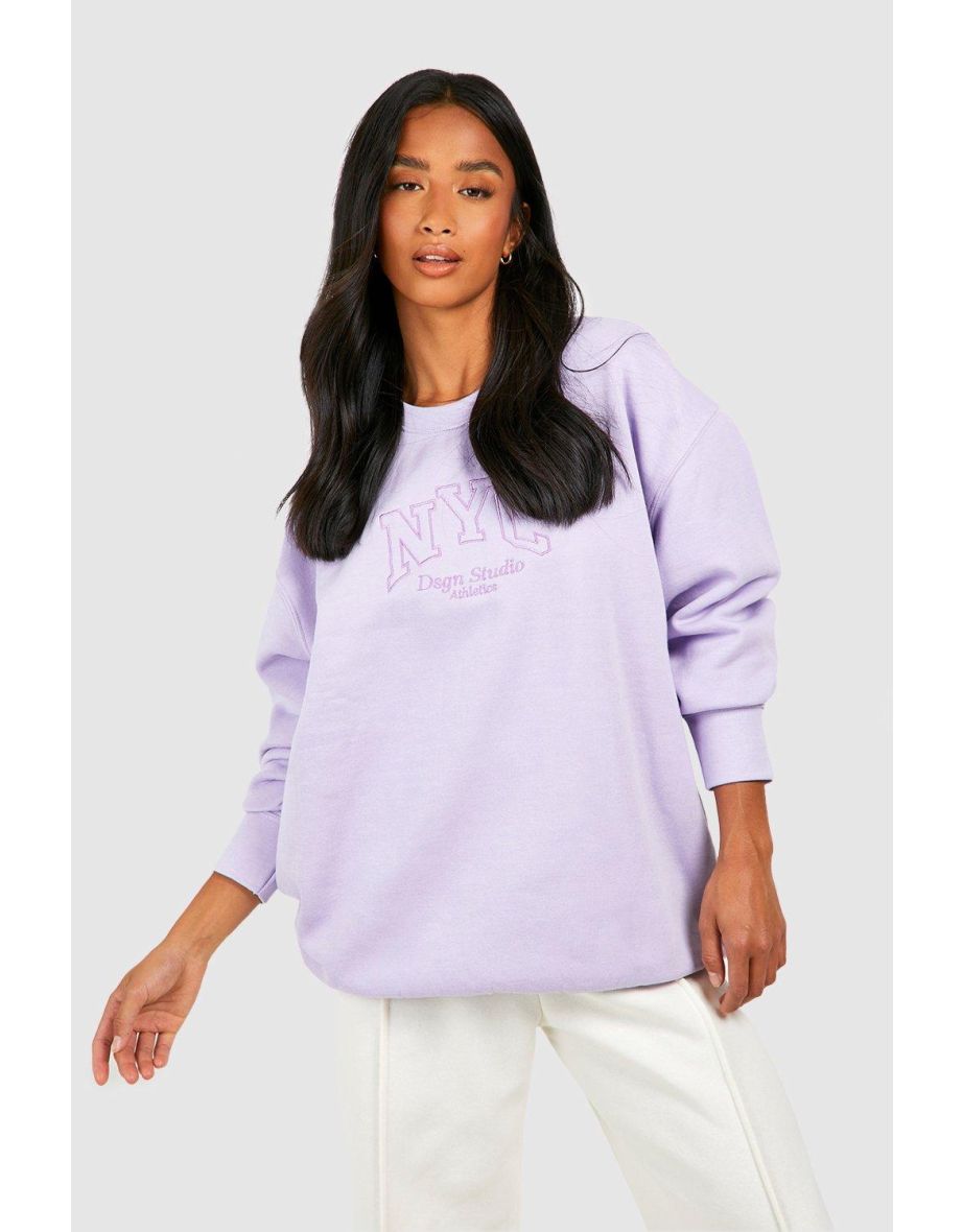 Petite 2025 embroidered sweatshirts