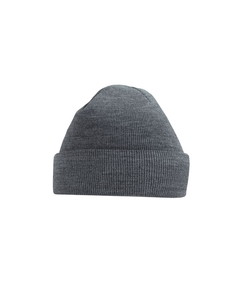 Beechfield Unisex Original Cuffed Beanie Winter Hat - Granite - 1