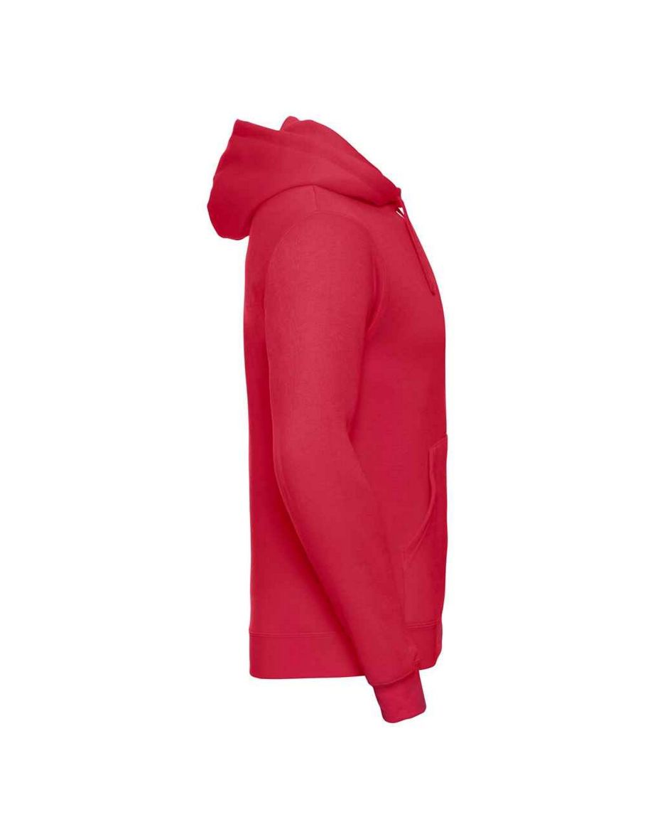 Russell Mens Plain Hoodie - Classic Red - 2