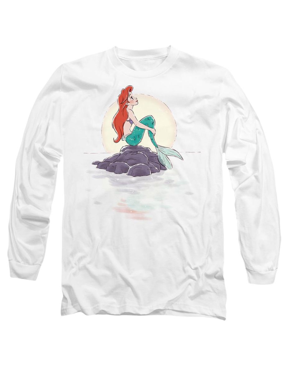 The Little Mermaid  Adult Ariel Sunset T-Shirt - White