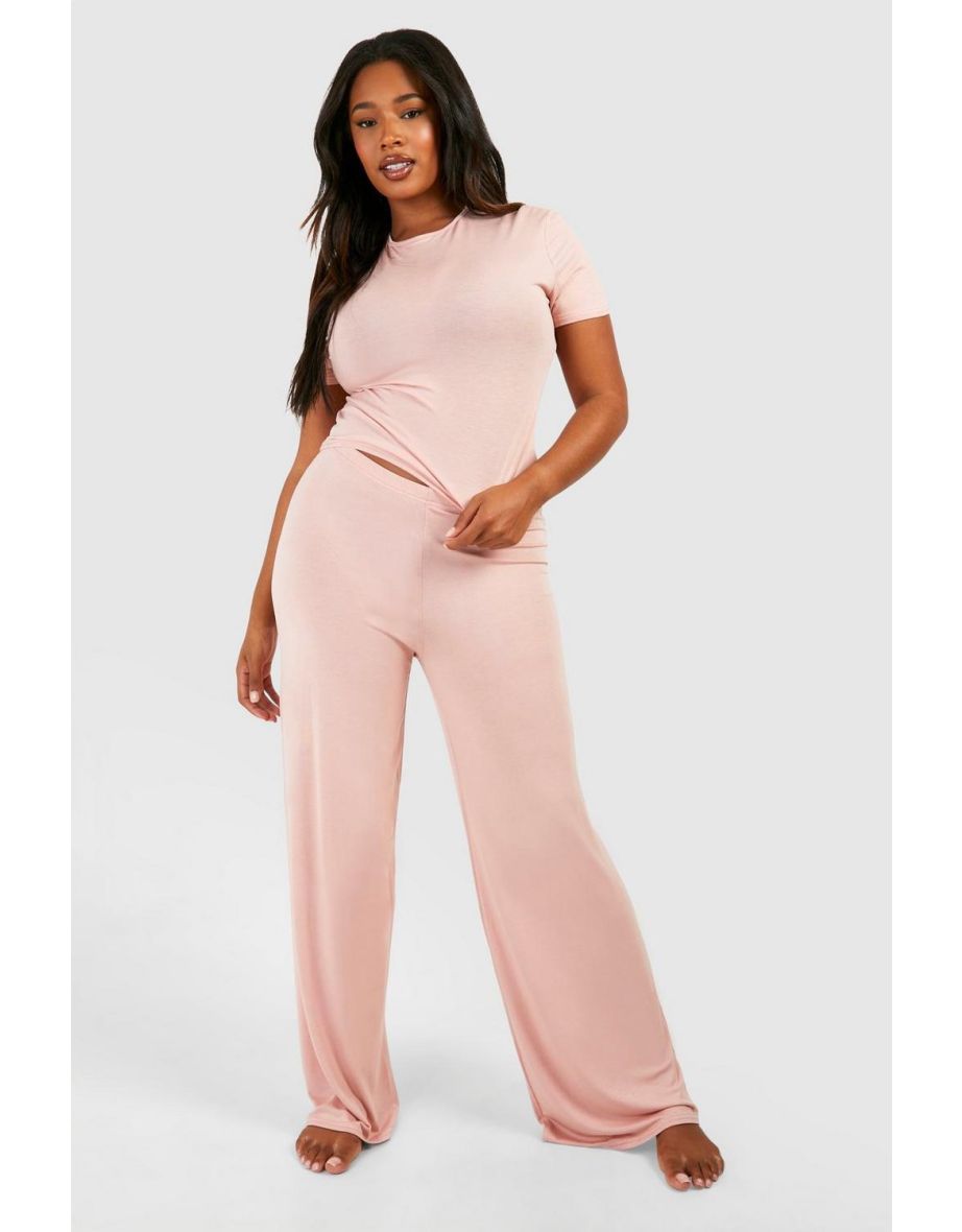 Plus Peached Mix & Match Pj Trouser - blush