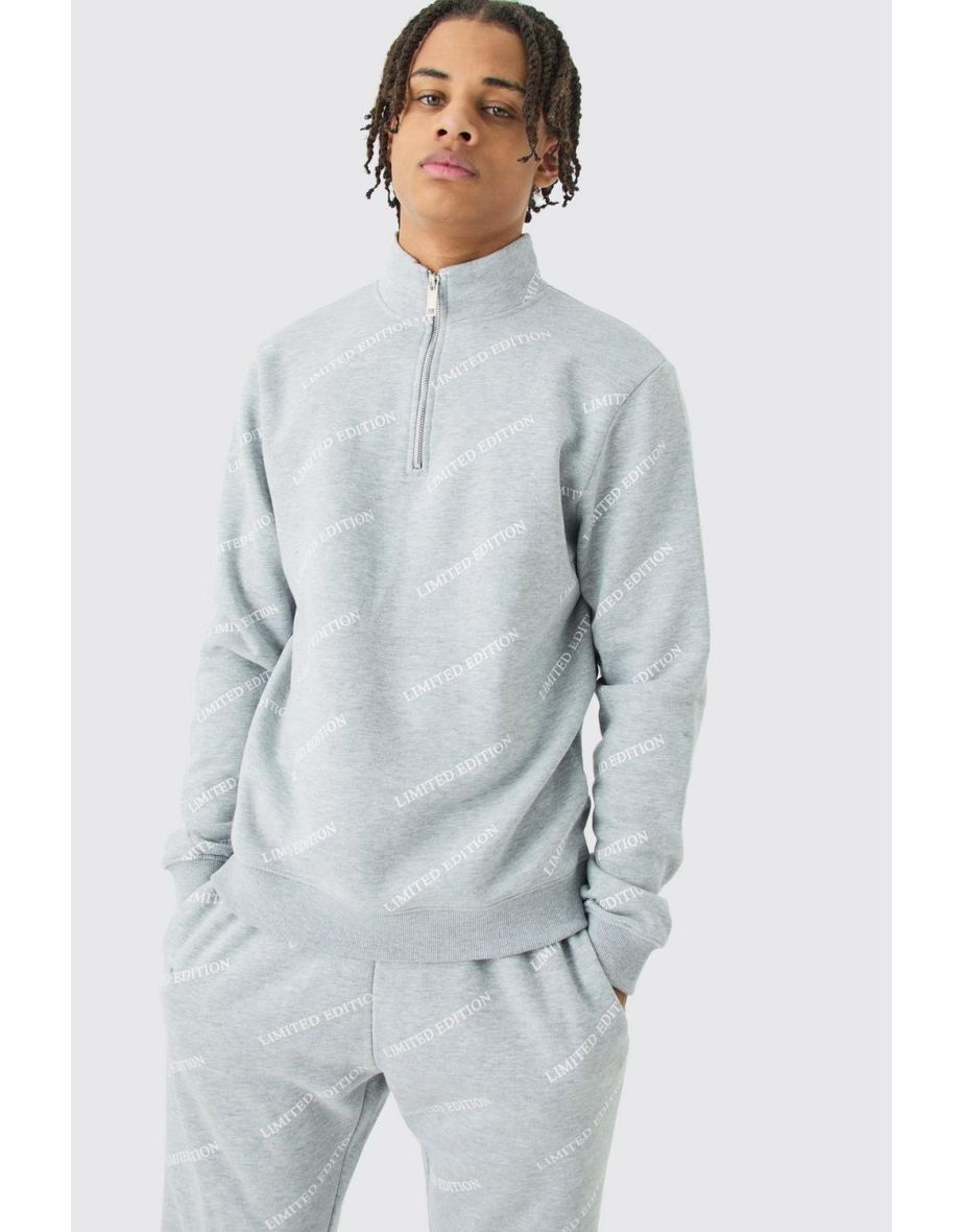 Limited Edition All Over Print Slim Quarter Zip Tracksuit - 2