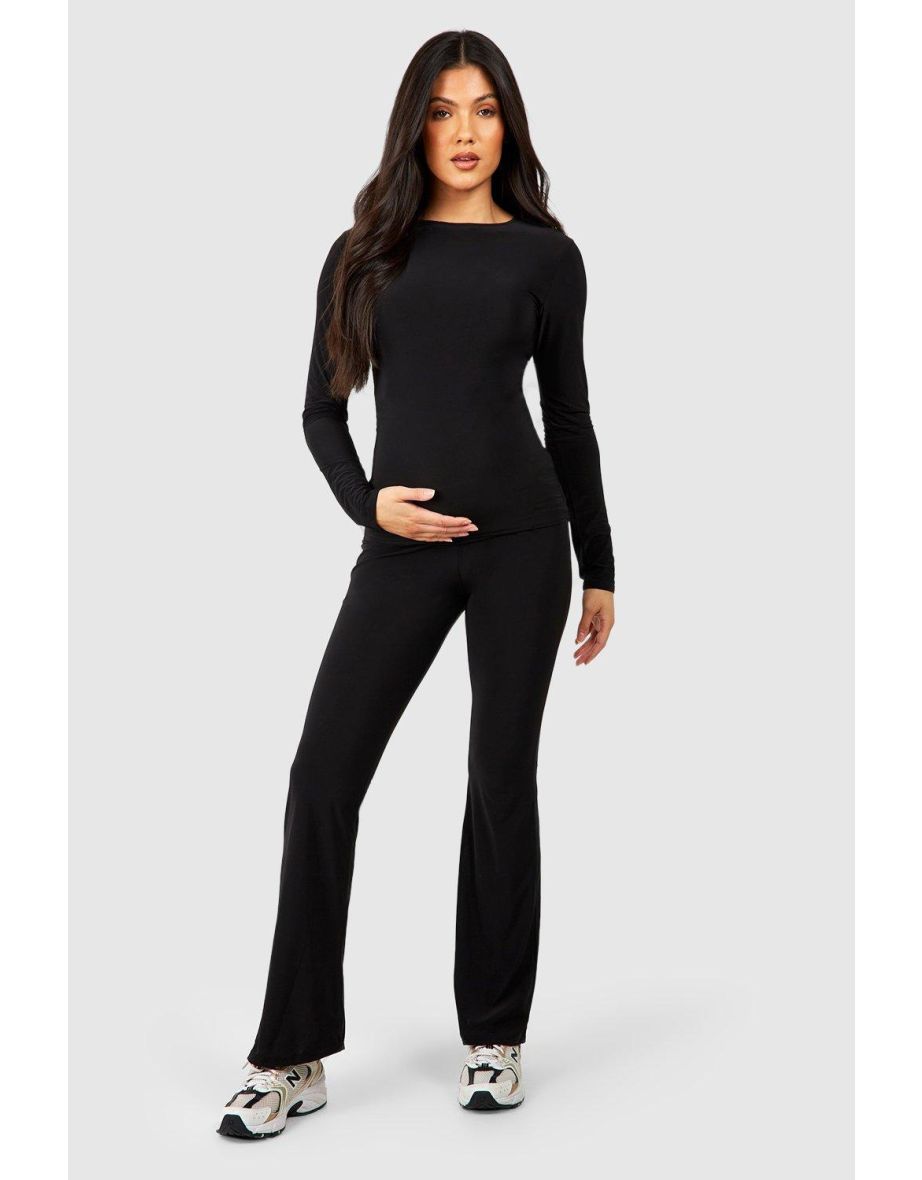 Maternity Soft Touch Yoga Pant Loungewear Set