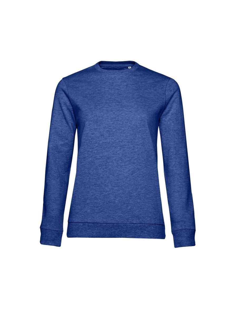 B&C Womens/Ladies Set-in Sweatshirt - Royal Blue Heather