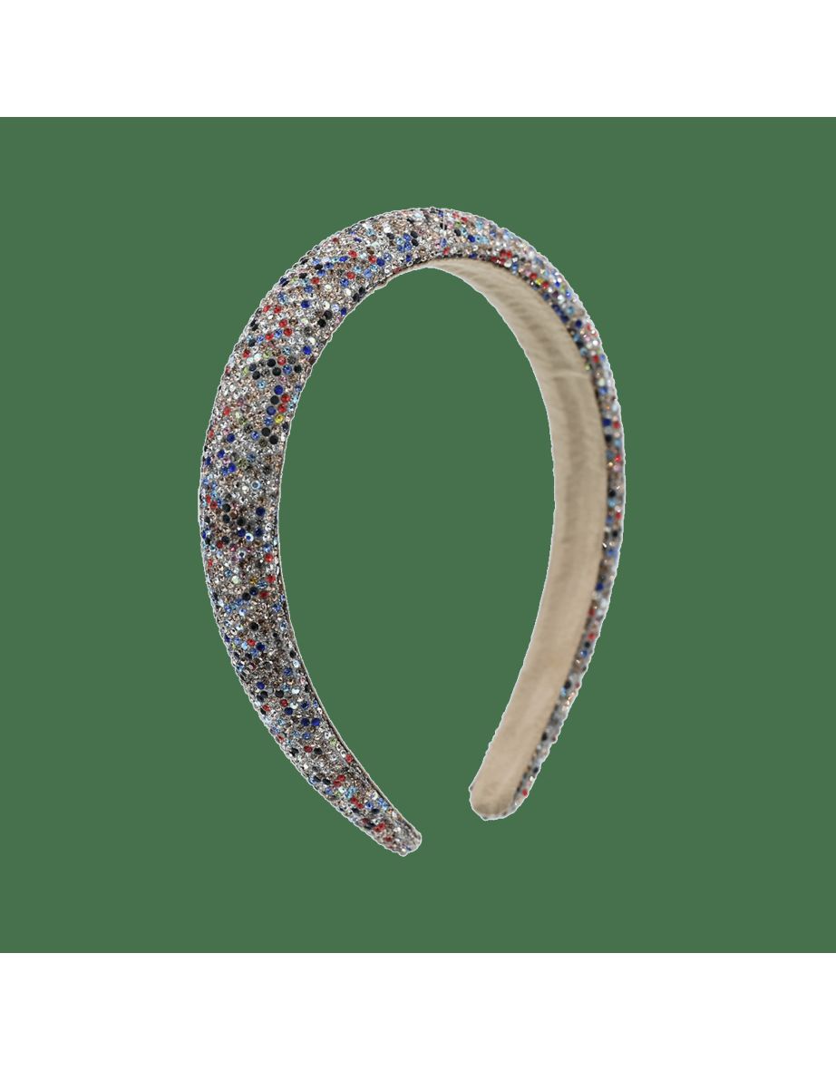 Multicolored Gemstone Rose Gold Headband