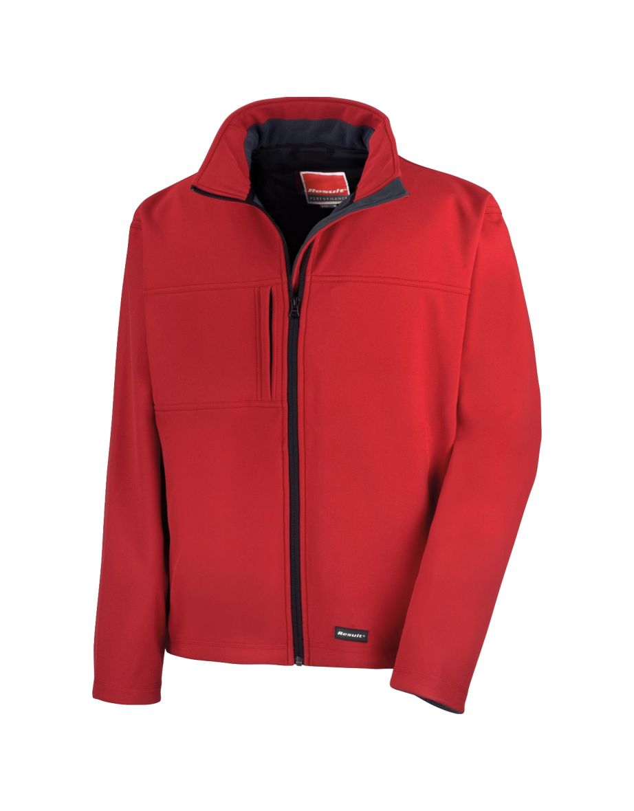 Result Mens Softshell Premium 3 Layer Performance Jacket (Waterproof, Windproof & Breathable) - Red