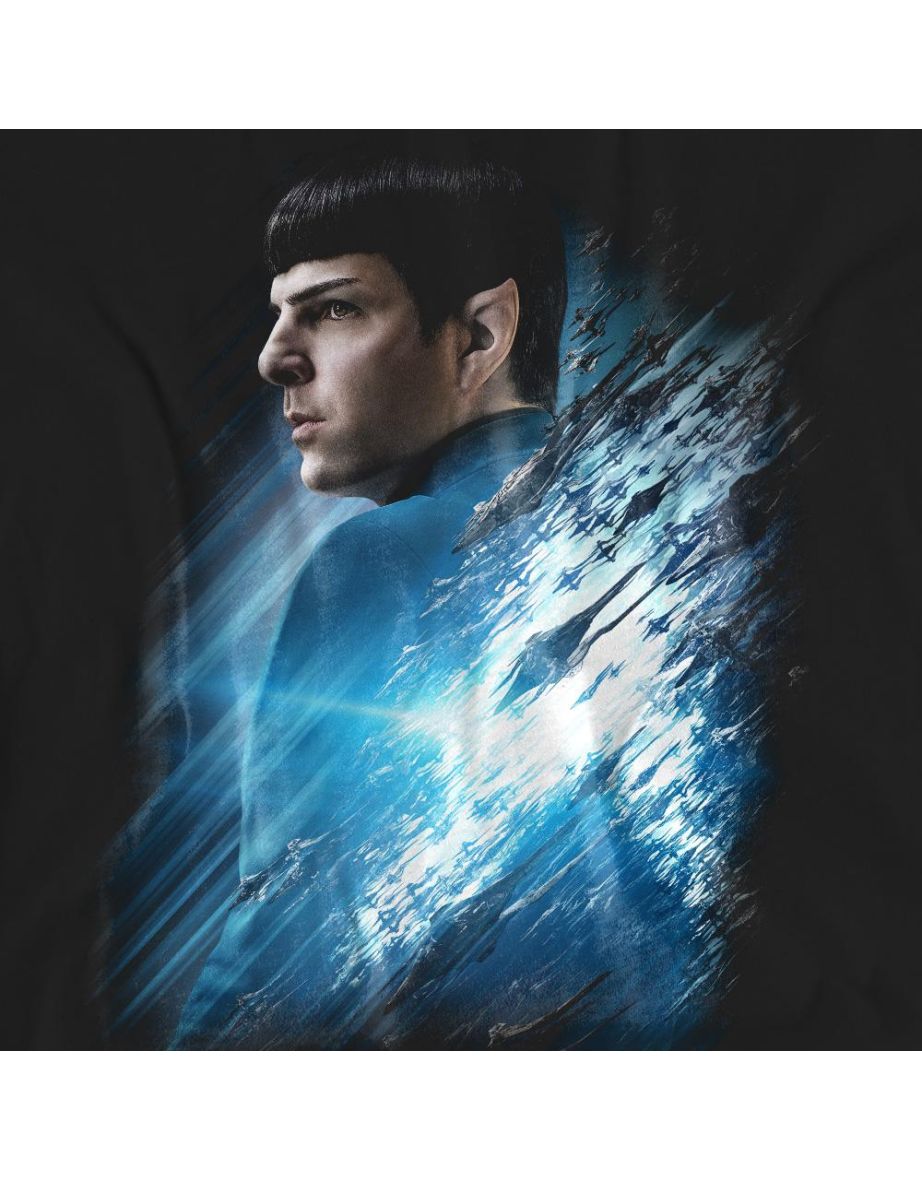 Star Trek Beyond Unisex Adult Spock Poster T-Shirt - Black - 3