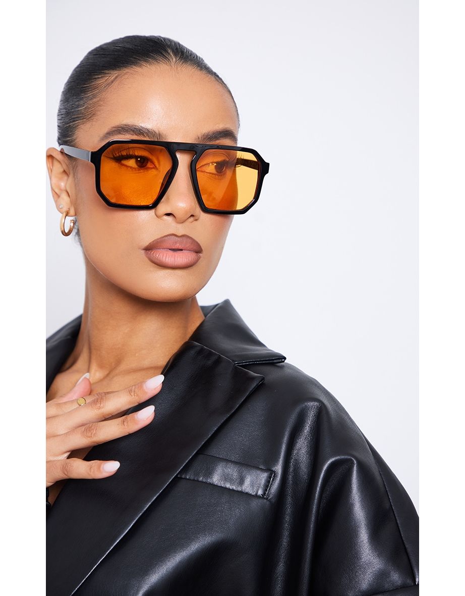 Orange lens sunglasses hotsell