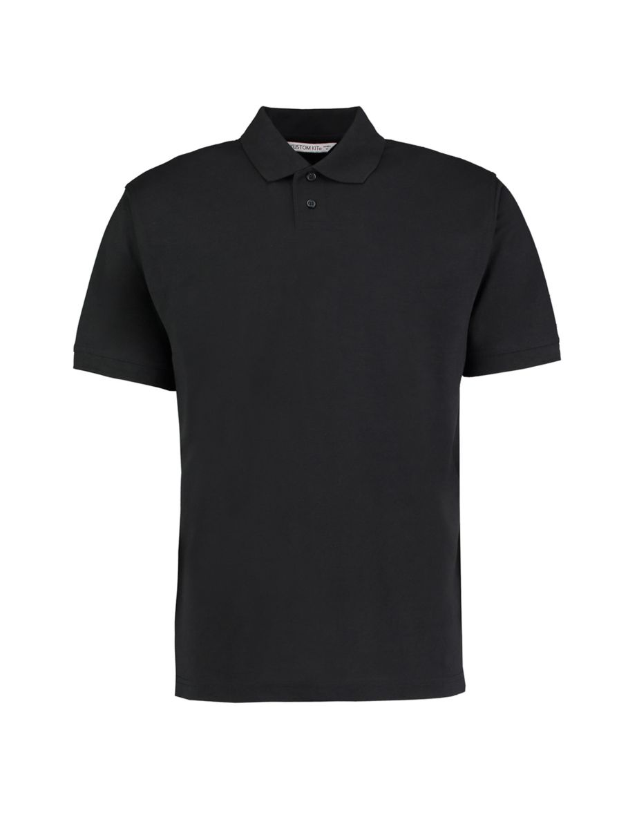 Kustom Kit Mens Regular Fit Workforce Pique Polo Shirt - Black