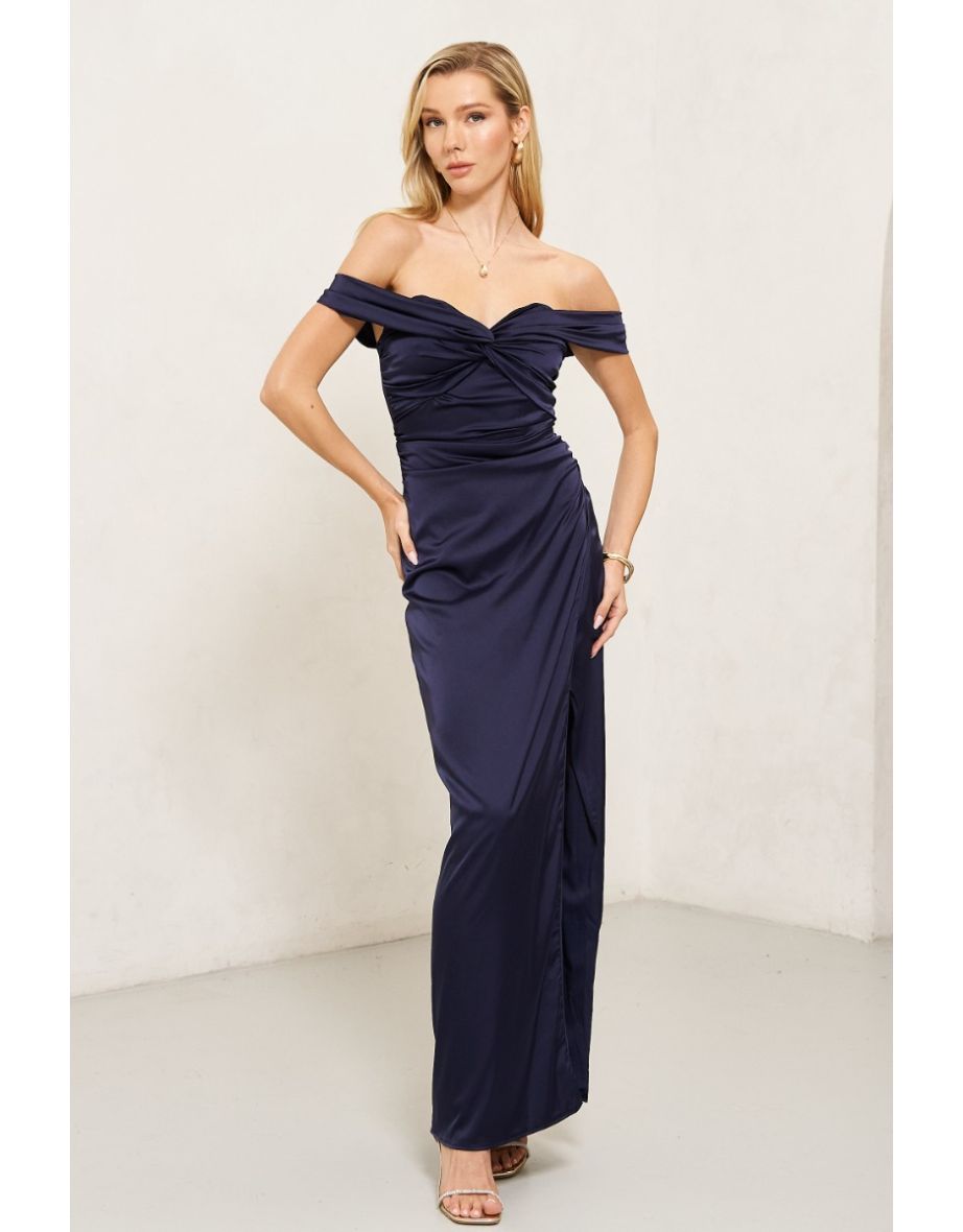 TFNC Bonnie Navy Maxi Dress