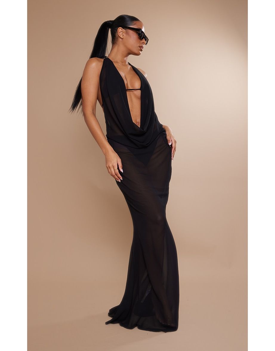 Back plunge dress best sale