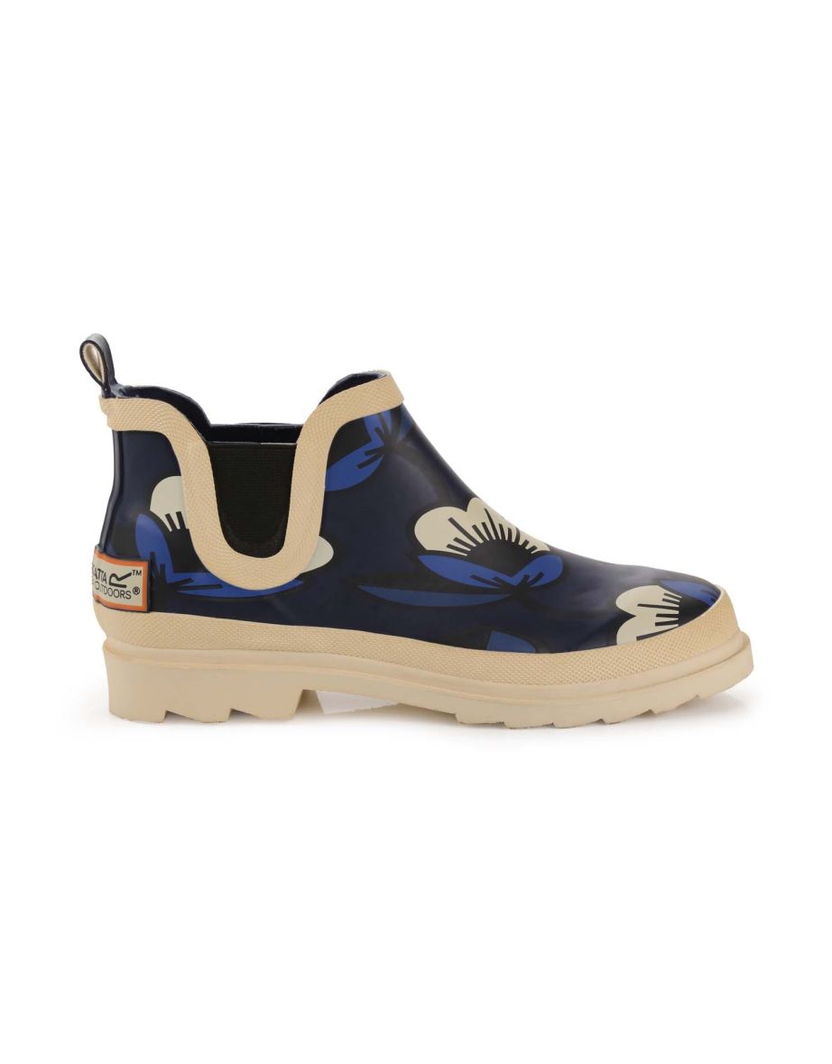 Women's Regatta Orla Kiely Waterproof Mid Wellington Boots in Blue
