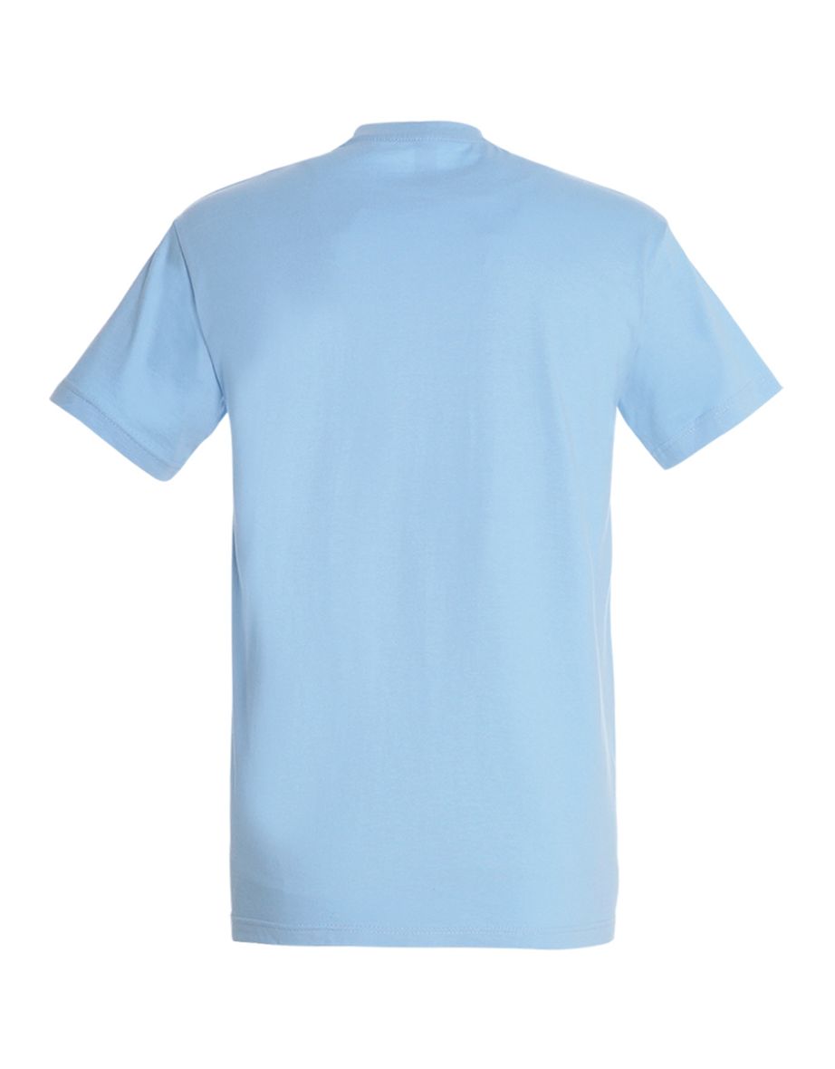 SOLS Mens Imperial Heavyweight Short Sleeve T-Shirt - Sky Blue - 1