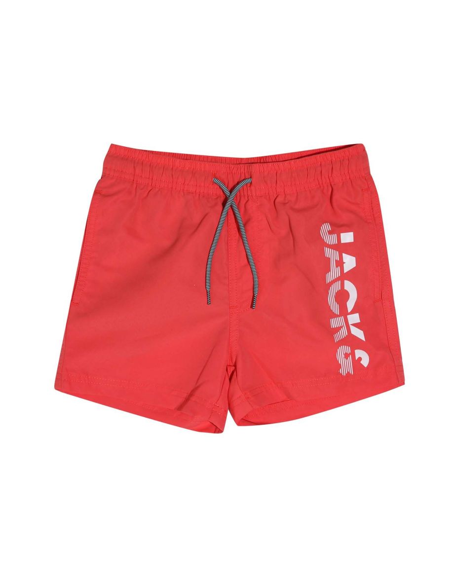Boy's Jack Jones Aruba Swim Shorts in Pink