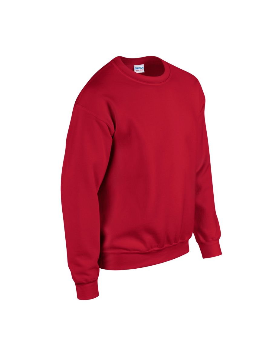 Gildan Mens Heavy Blend Sweatshirt - Cherry Red - 2