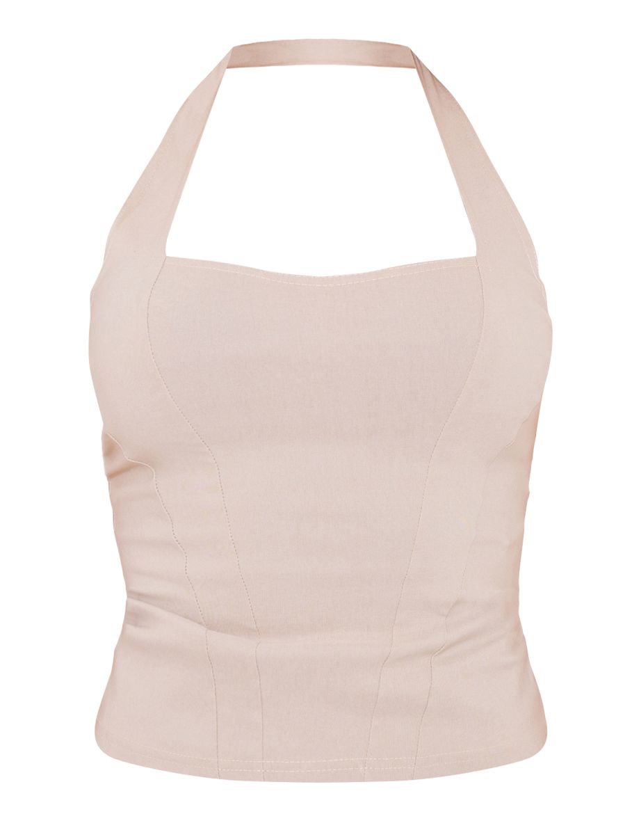Stone Bengaline Square Neck Top - 4
