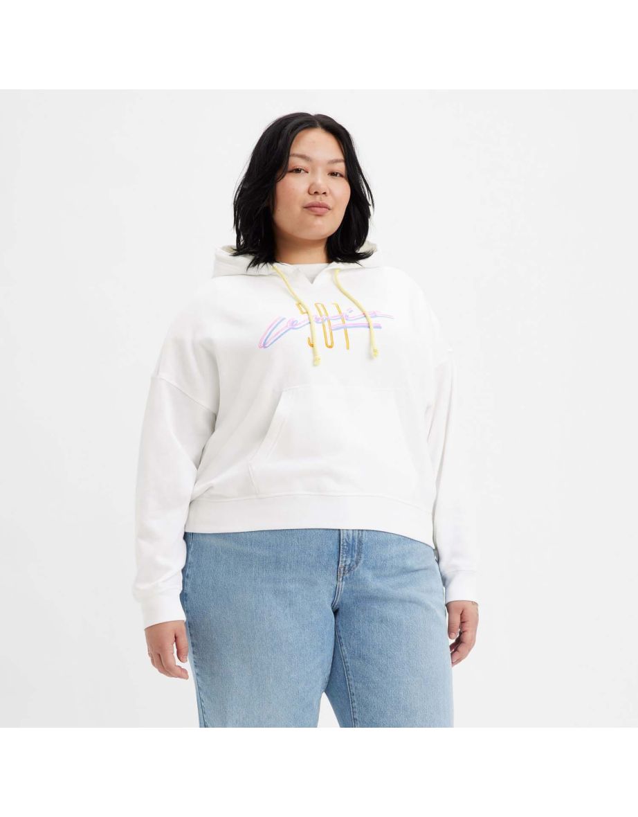 Women's Levis Plus Graphic Authentic Hoodie in White
