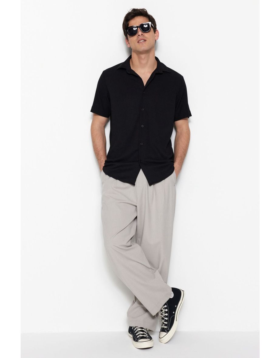 Shirt - Black - Regular fit