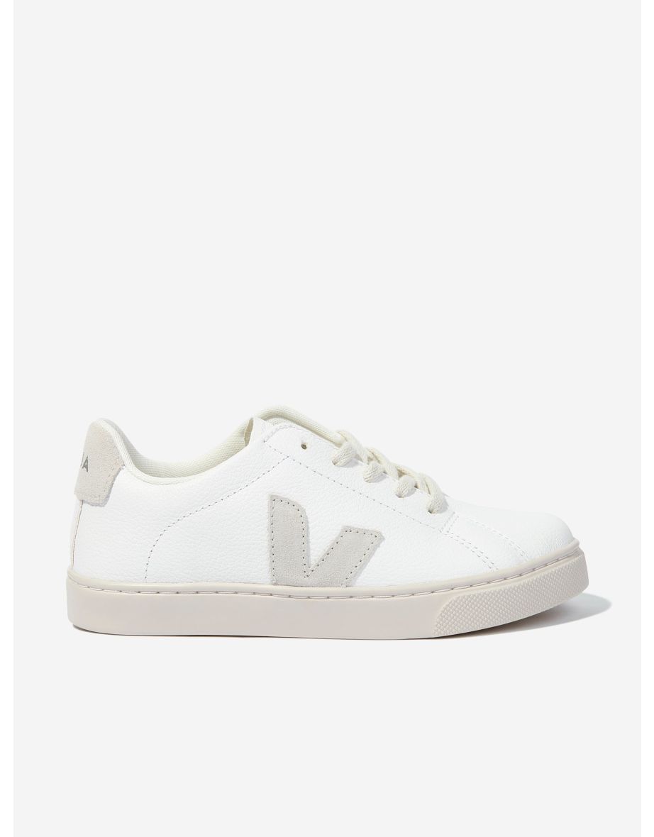 Kids Esplar Laces Trainers in White