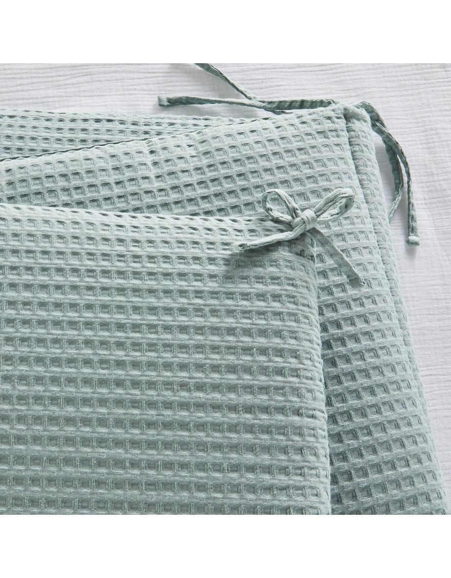 Tifly Honeycomb Cotton Bed Bumper - 1