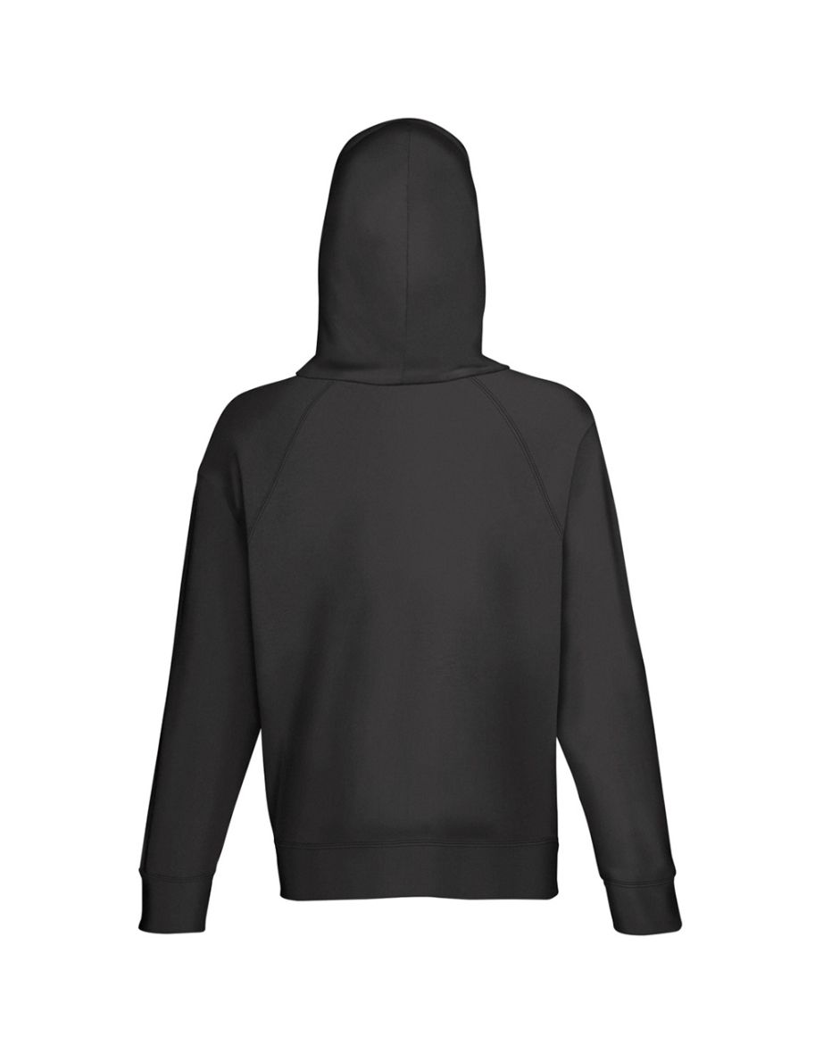 Fruit Of The Loom Mens Lightweight Hooded Sweatshirt / Hoodie (240 GSM) - Light Graphite - 1