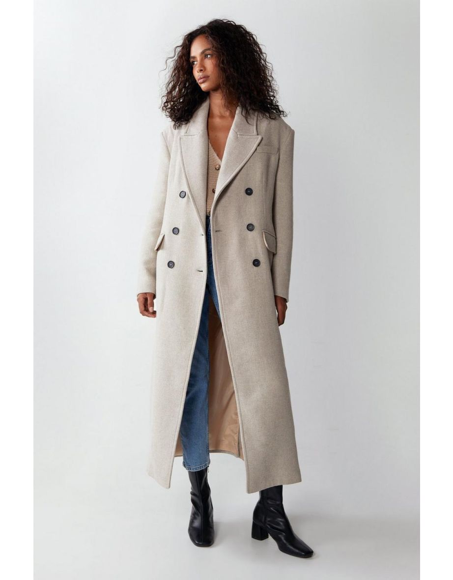 Jackets & Coats, Premium Double Breasted Italian Wool Tailored Coat