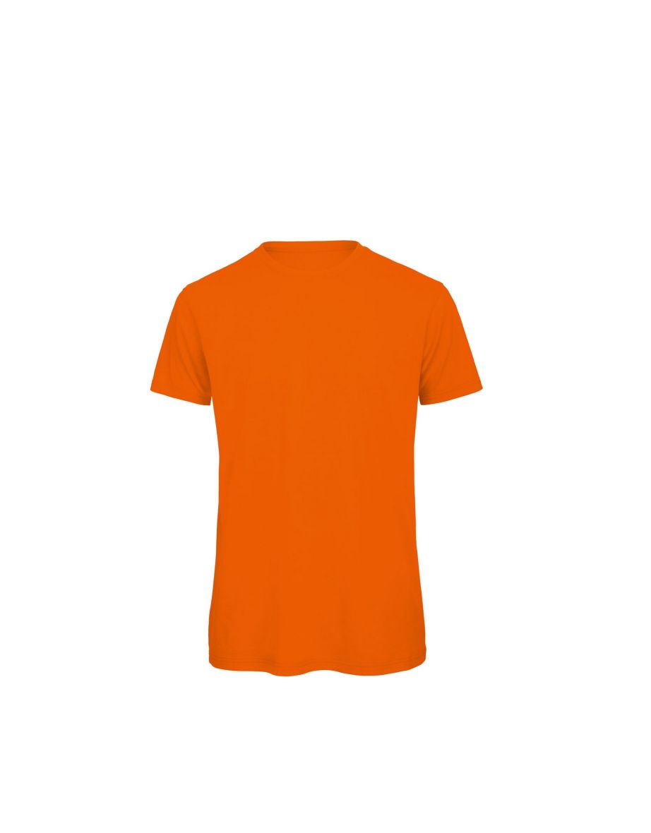 B&C Mens Favourite Organic Cotton Crew T-Shirt - Orange